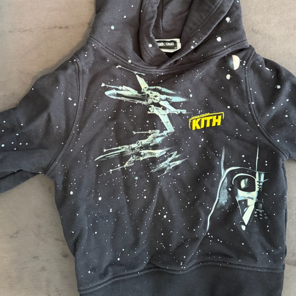 Kith Black Star Wars Graphic Hoodie